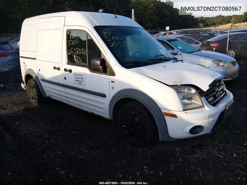 FORD TRANSIT CONNECT 2012, VIN NM0LS7DN2CT080567
