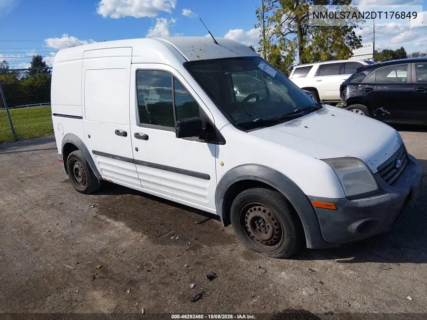 FORD TRANSIT CONNECT 2013, VIN NM0LS7AN2DT176849