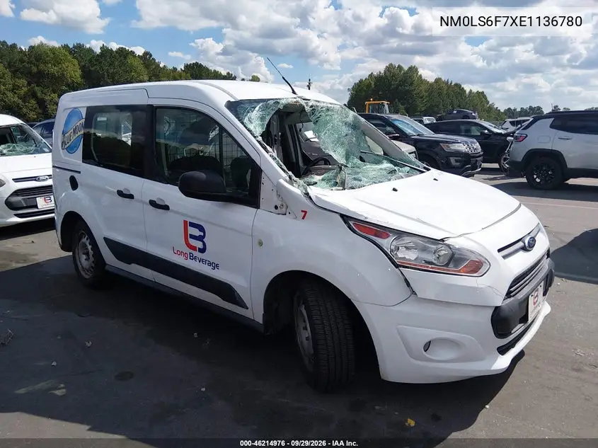 FORD TRANSIT CONNECT 2014, VIN NM0LS6F7XE1136780