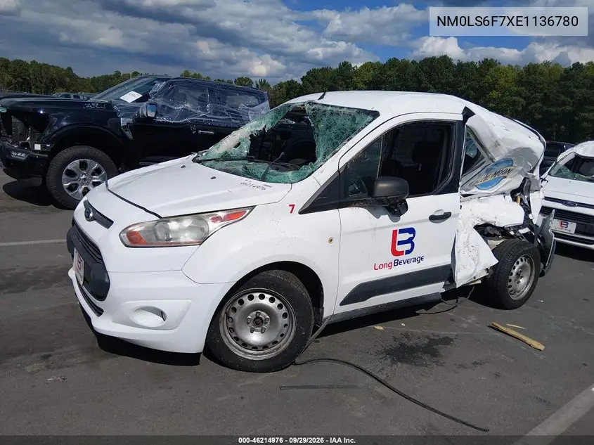 2014 FORD TRANSIT CONNECT VIN NM0LS6F7XE1136780 — фото 2