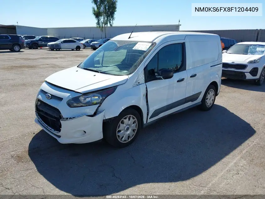2015 FORD TRANSIT CONNECT VIN NM0KS6FX8F1204409 — фото 2