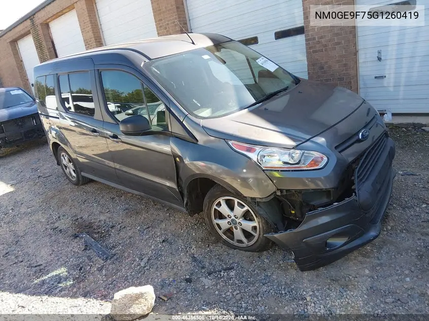FORD TRANSIT CONNECT 2016, VIN NM0GE9F75G1260419