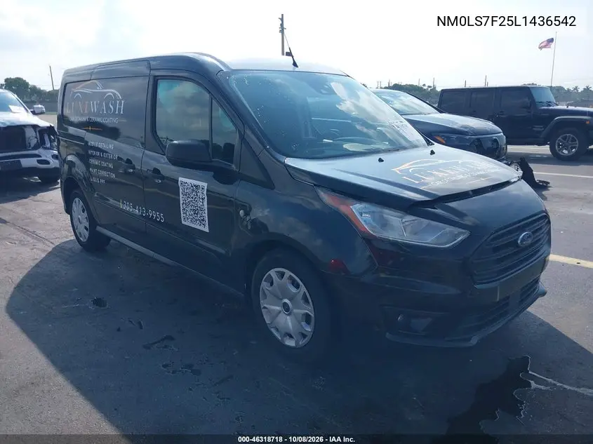 FORD TRANSIT CONNECT 2020, VIN NM0LS7F25L1436542
