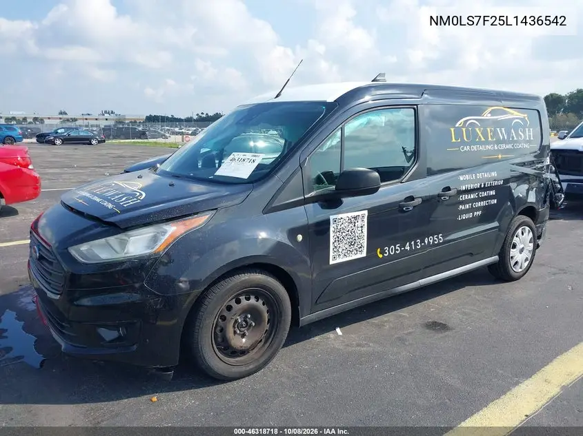 2020 FORD TRANSIT CONNECT VIN NM0LS7F25L1436542 — фото 2