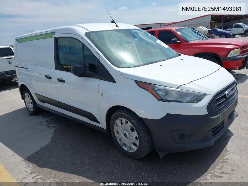FORD TRANSIT CONNECT 2021, VIN NM0LE7E25M1493981