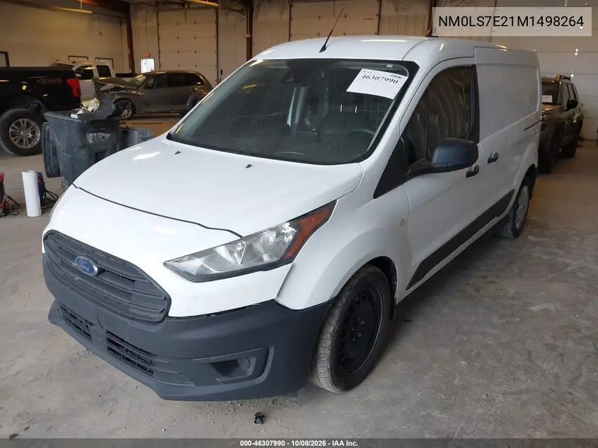 2021 FORD TRANSIT CONNECT VIN NM0LS7E21M1498264 — фото 2