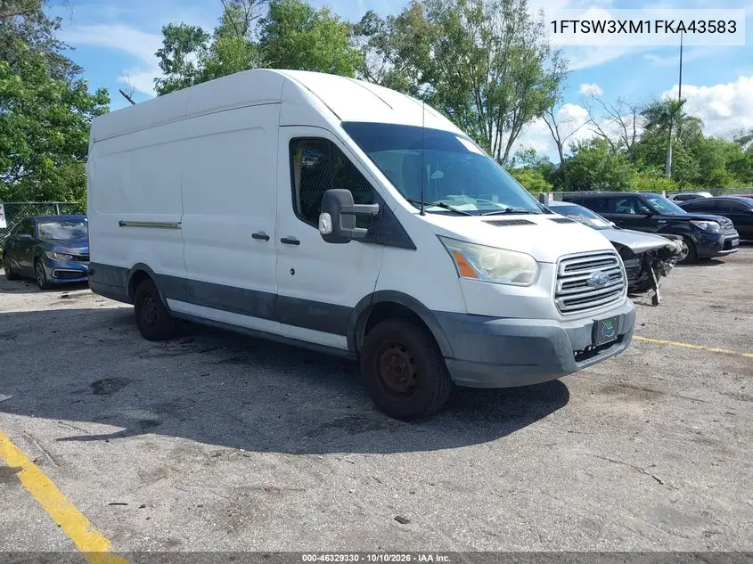FORD TRANSIT 2015, VIN 1FTSW3XM1FKA43583