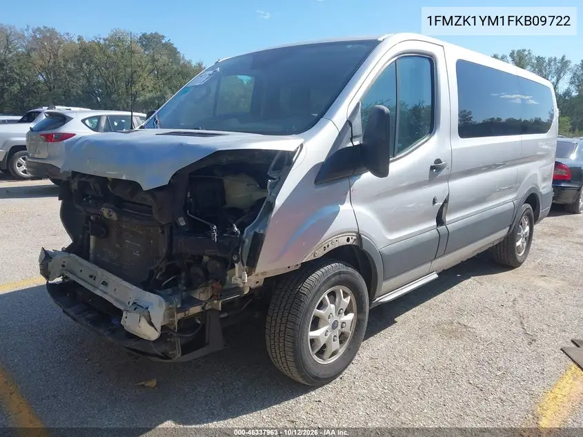 2015 FORD TRANSIT VIN 1FMZK1YM1FKB09722 — фото 2