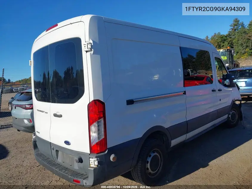 2016 FORD TRANSIT VIN 1FTYR2CG9GKA94309 — фото 4