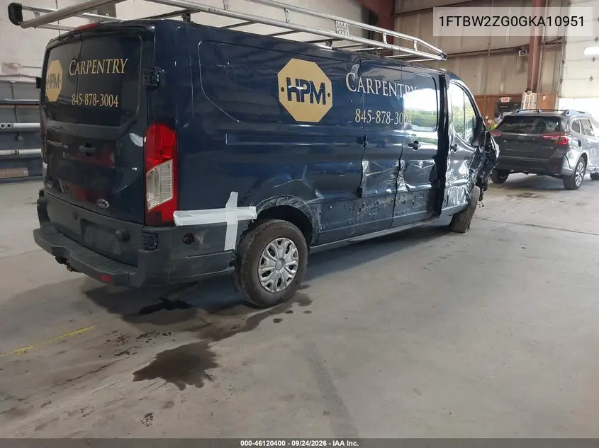 2016 FORD TRANSIT VIN 1FTBW2ZG0GKA10951 — фото 4