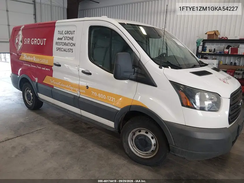 FORD TRANSIT 2016, VIN 1FTYE1ZM1GKA54227