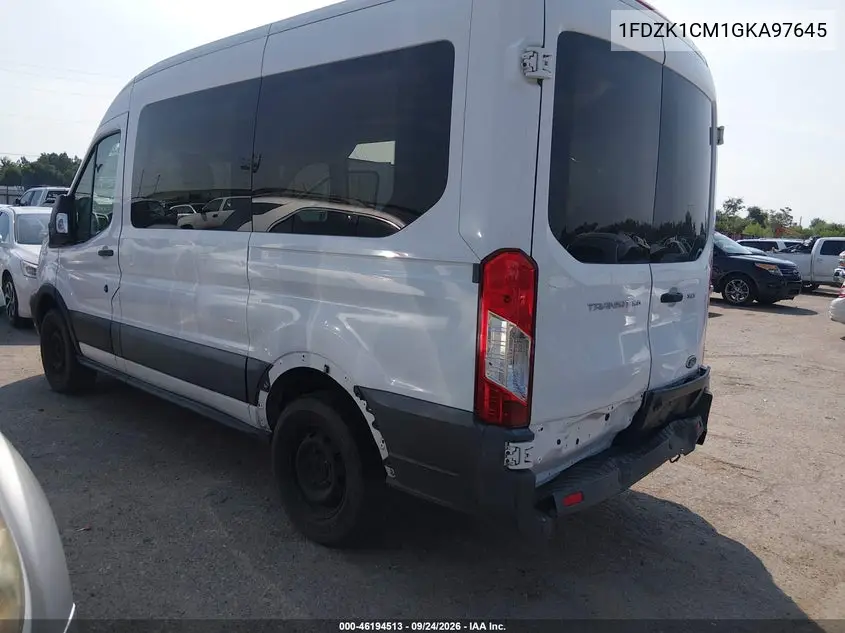2016 FORD TRANSIT VIN 1FDZK1CM1GKA97645 — фото 3