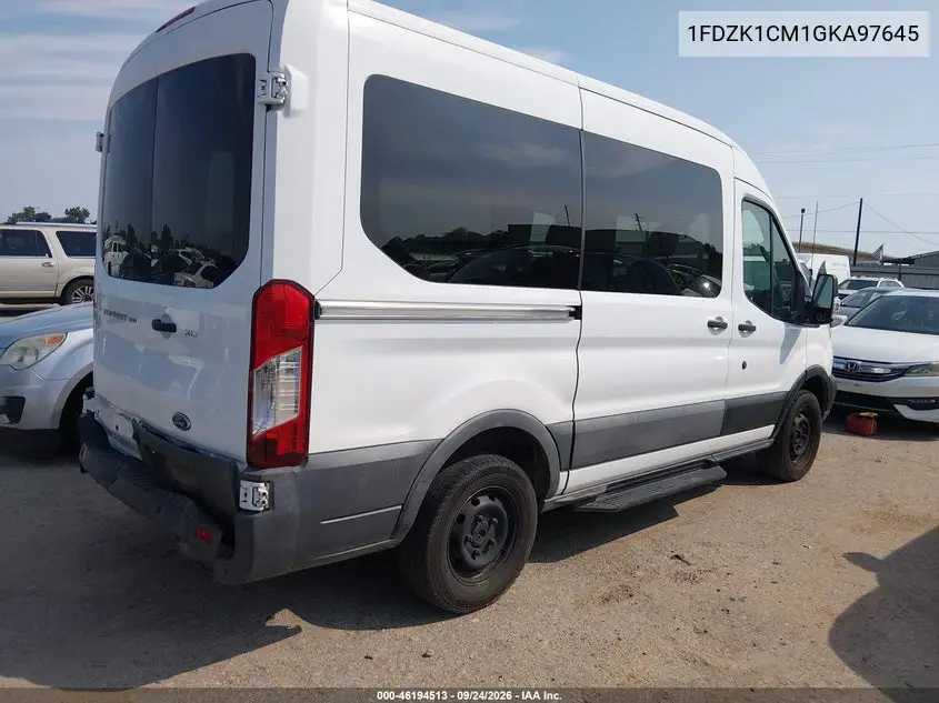 2016 FORD TRANSIT VIN 1FDZK1CM1GKA97645 — фото 4