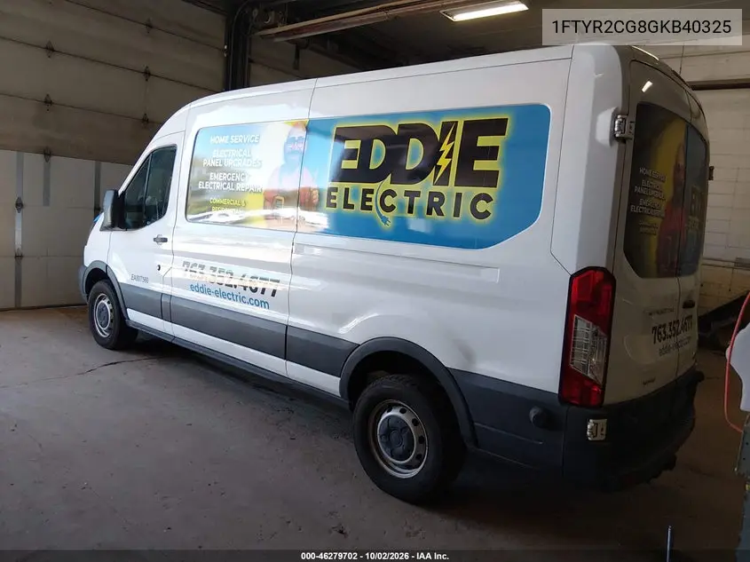 2016 FORD TRANSIT VIN 1FTYR2CG8GKB40325 — фото 3