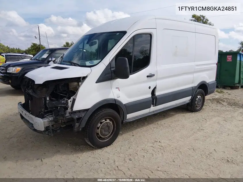 2016 FORD TRANSIT VIN 1FTYR1CM8GKA24851 — фото 2