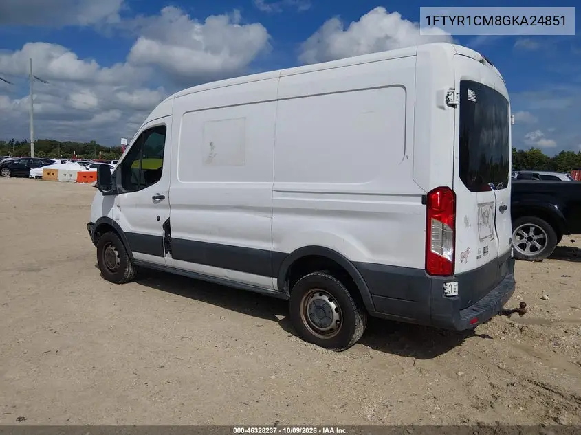 2016 FORD TRANSIT VIN 1FTYR1CM8GKA24851 — фото 3