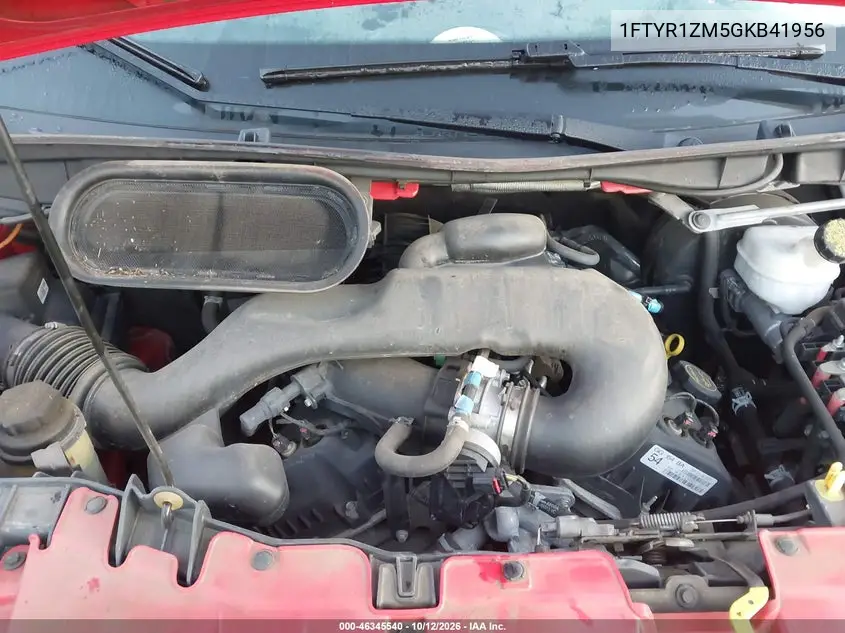 2016 FORD TRANSIT VIN 1FTYR1ZM5GKB41956 — фото 10
