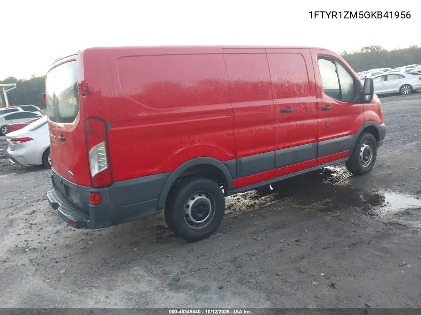 2016 FORD TRANSIT VIN 1FTYR1ZM5GKB41956 — фото 4
