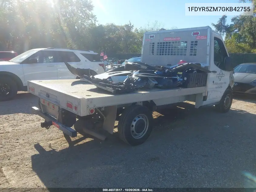 2016 FORD TRANSIT VIN 1FDYR5ZM7GKB42755 — фото 4