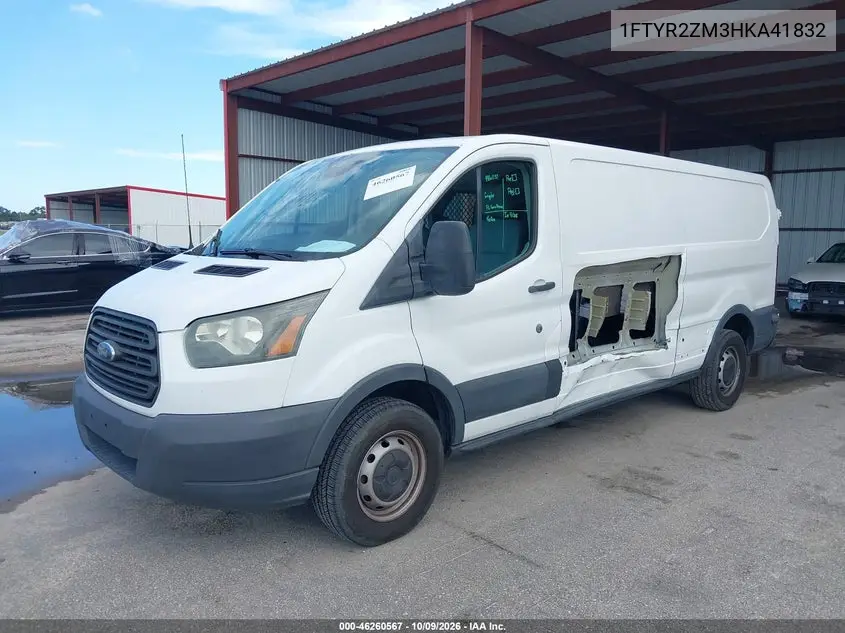 2017 FORD TRANSIT VIN 1FTYR2ZM3HKA41832 — фото 2