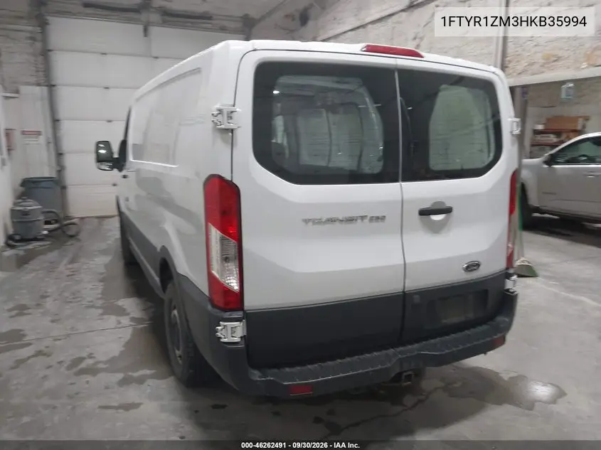 2017 FORD TRANSIT VIN 1FTYR1ZM3HKB35994 — фото 3