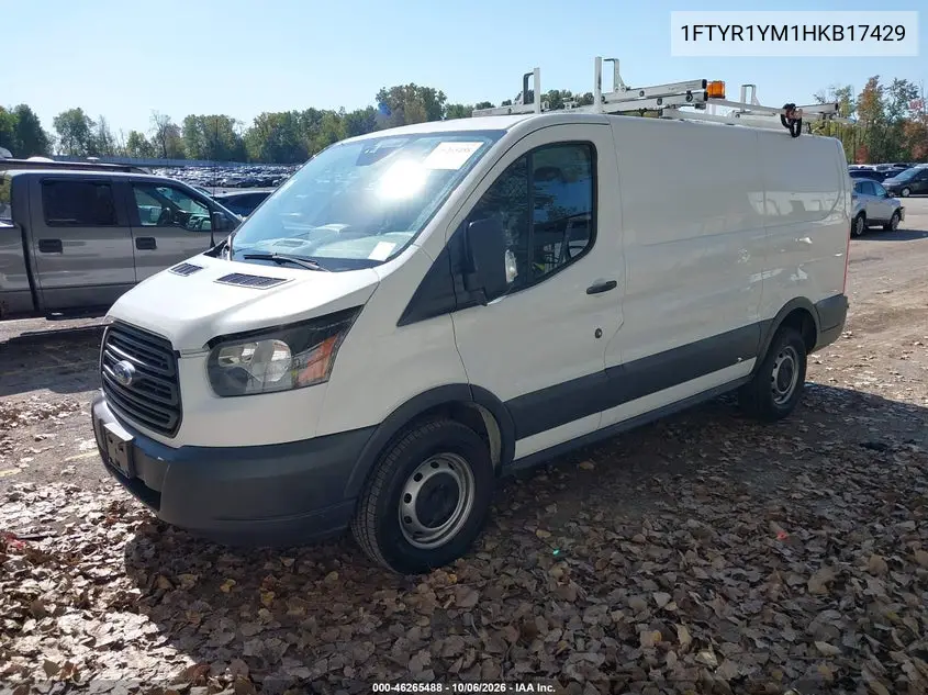 2017 FORD TRANSIT VIN 1FTYR1YM1HKB17429 — фото 2