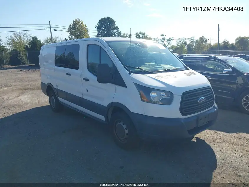 FORD TRANSIT 2017, VIN 1FTYR1ZM7HKA34408