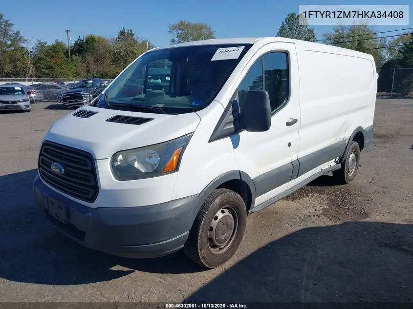 2017 FORD TRANSIT VIN 1FTYR1ZM7HKA34408 — фото 2