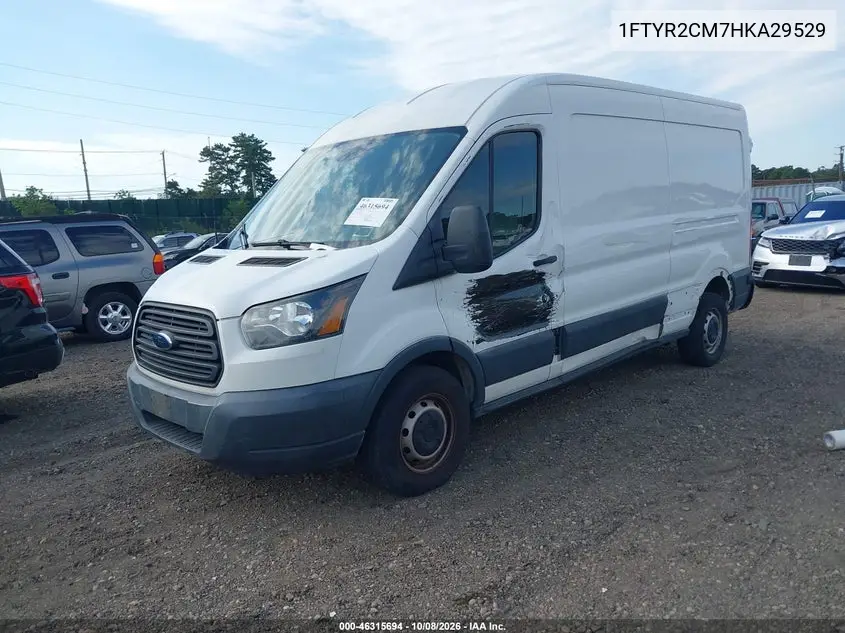 2017 FORD TRANSIT VIN 1FTYR2CM7HKA29529 — фото 2