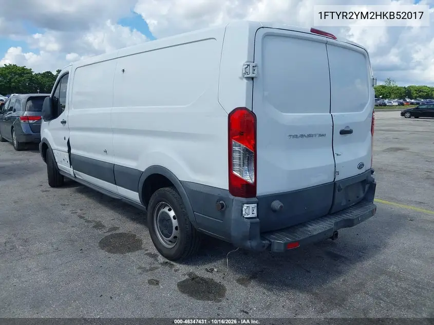 2017 FORD TRANSIT VIN 1FTYR2YM2HKB52017 — фото 3
