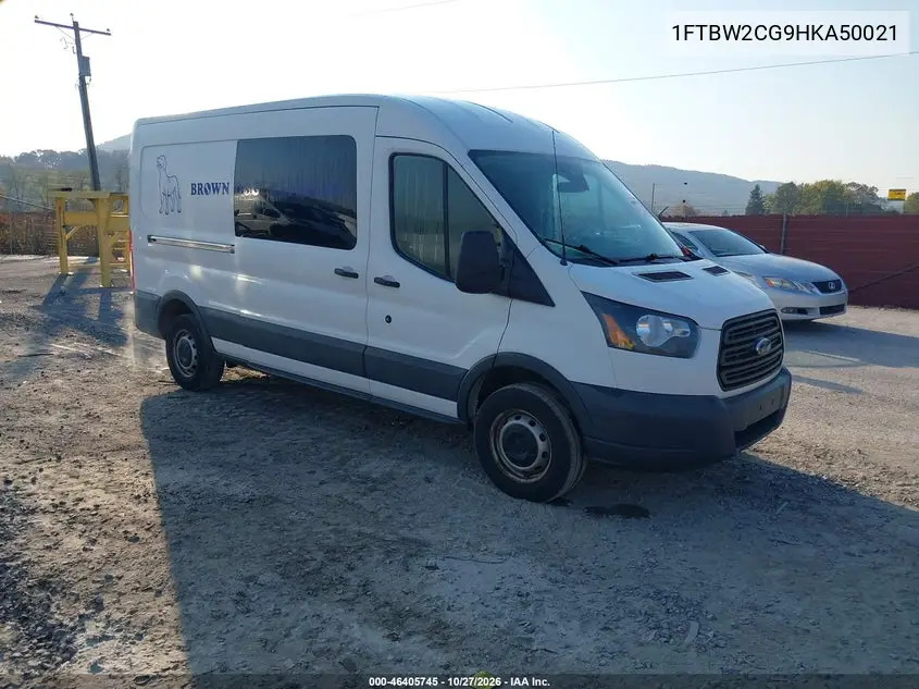 FORD TRANSIT 2017, VIN 1FTBW2CG9HKA50021