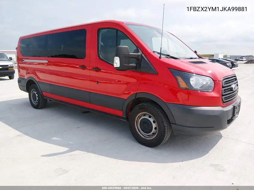 FORD TRANSIT 2018, VIN 1FBZX2YM1JKA99881