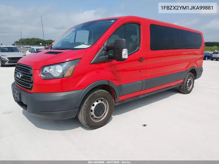 2018 FORD TRANSIT VIN 1FBZX2YM1JKA99881 — фото 2