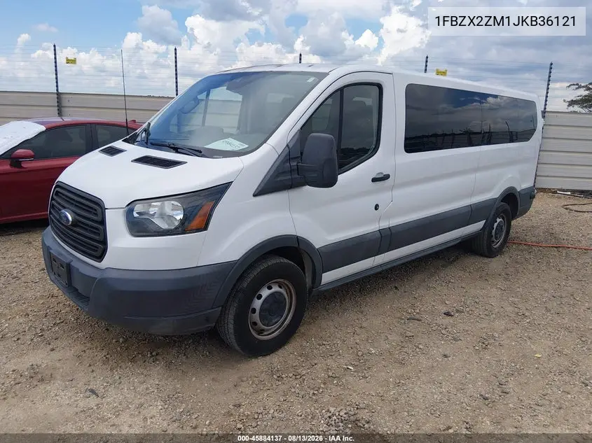 2018 FORD TRANSIT VIN 1FBZX2ZM1JKB36121 — фото 2
