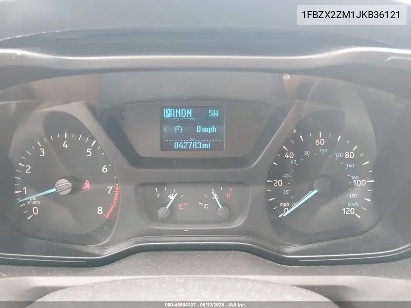 2018 FORD TRANSIT VIN 1FBZX2ZM1JKB36121 — фото 7