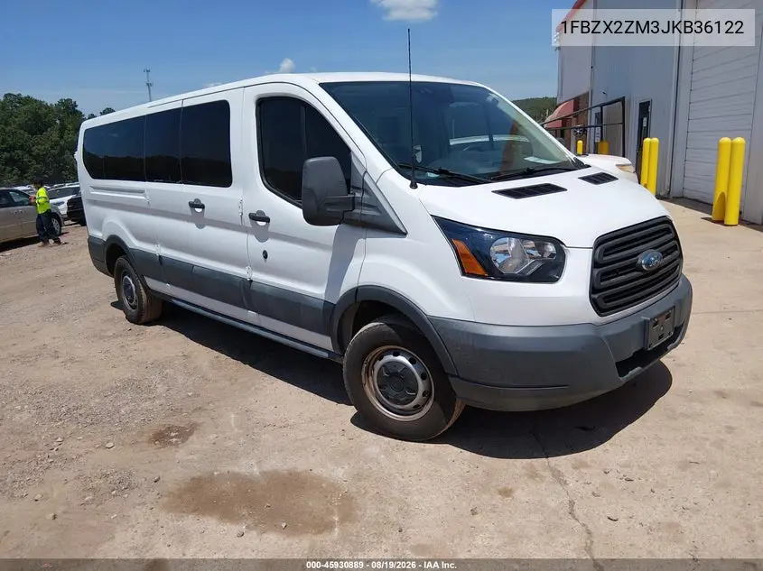 FORD TRANSIT 2018, VIN 1FBZX2ZM3JKB36122