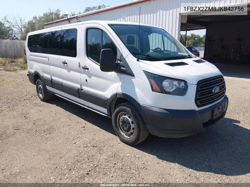 FORD TRANSIT 2018, VIN 1FBZX2ZM8JKB42756