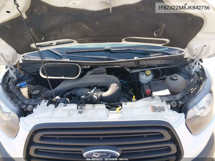 2018 FORD TRANSIT VIN 1FBZX2ZM8JKB42756 — фото 10