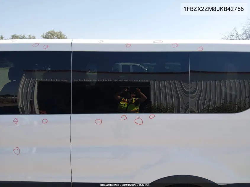 2018 FORD TRANSIT VIN 1FBZX2ZM8JKB42756 — фото 13