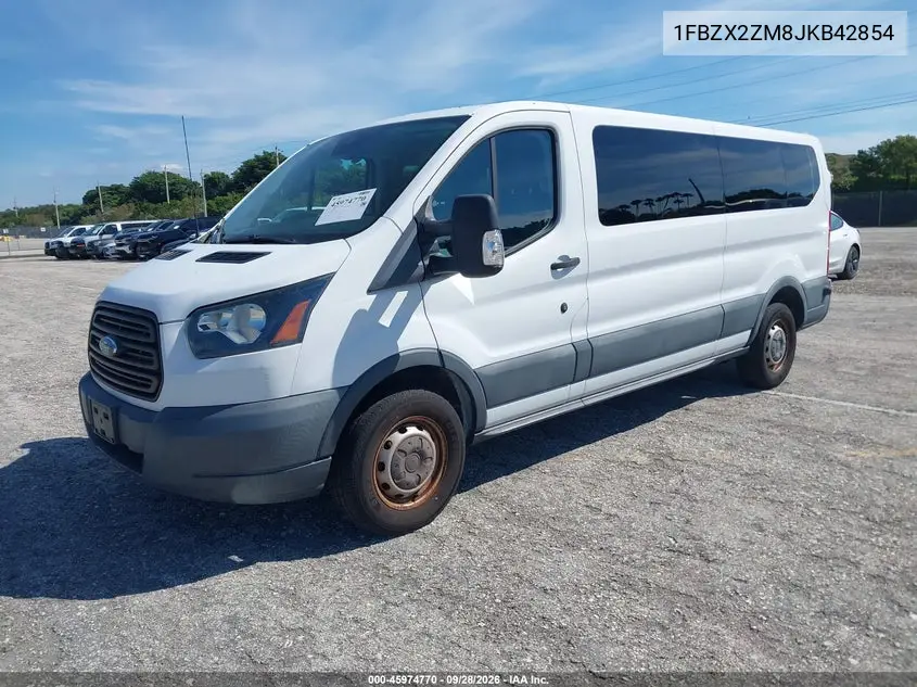2018 FORD TRANSIT VIN 1FBZX2ZM8JKB42854 — фото 2