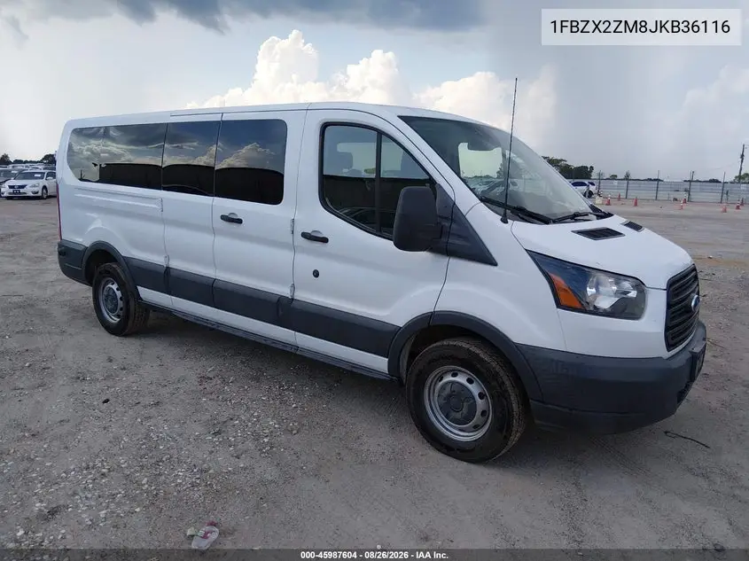 FORD TRANSIT 2018, VIN 1FBZX2ZM8JKB36116