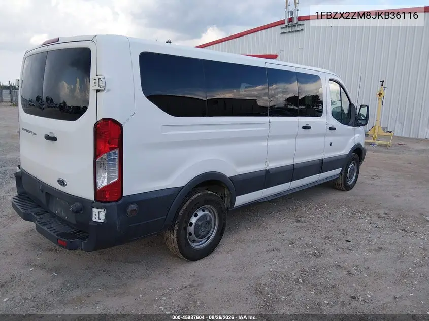 2018 FORD TRANSIT VIN 1FBZX2ZM8JKB36116 — фото 4