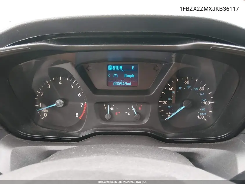 2018 FORD TRANSIT VIN 1FBZX2ZMXJKB36117 — фото 7