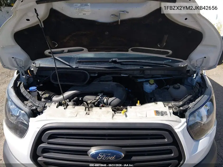 2018 FORD TRANSIT VIN 1FBZX2YM2JKB42656 — фото 10