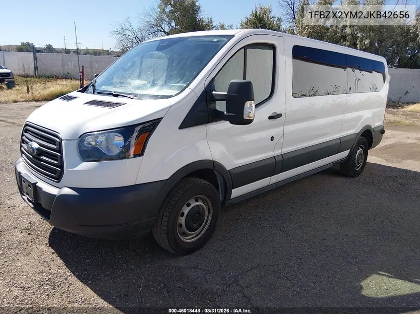 2018 FORD TRANSIT VIN 1FBZX2YM2JKB42656 — фото 2