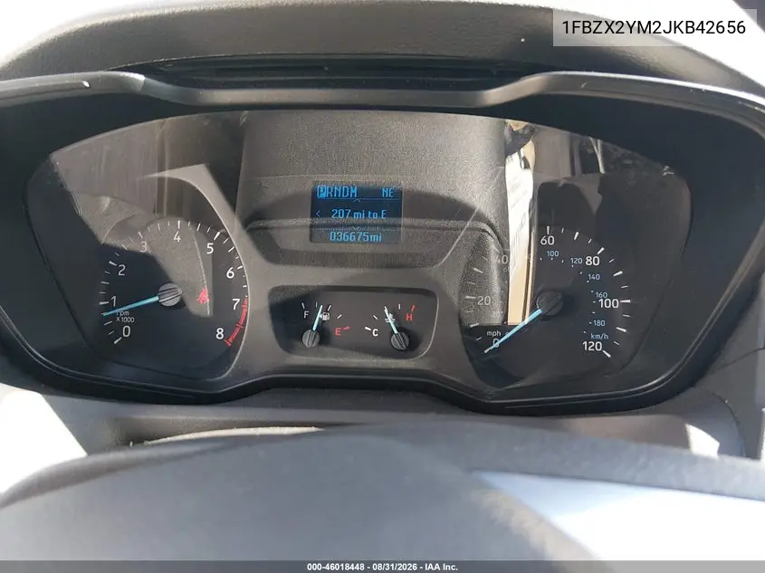 2018 FORD TRANSIT VIN 1FBZX2YM2JKB42656 — фото 7