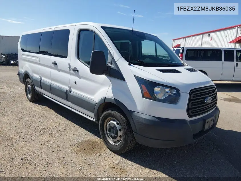 FORD TRANSIT 2018, VIN 1FBZX2ZM8JKB36035