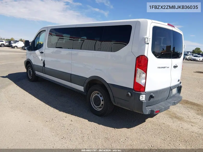 2018 FORD TRANSIT VIN 1FBZX2ZM8JKB36035 — фото 3