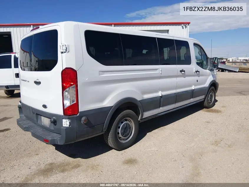 2018 FORD TRANSIT VIN 1FBZX2ZM8JKB36035 — фото 4