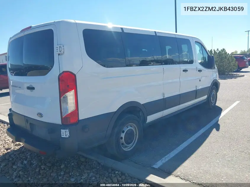 2018 FORD TRANSIT VIN 1FBZX2ZM2JKB43059 — фото 4